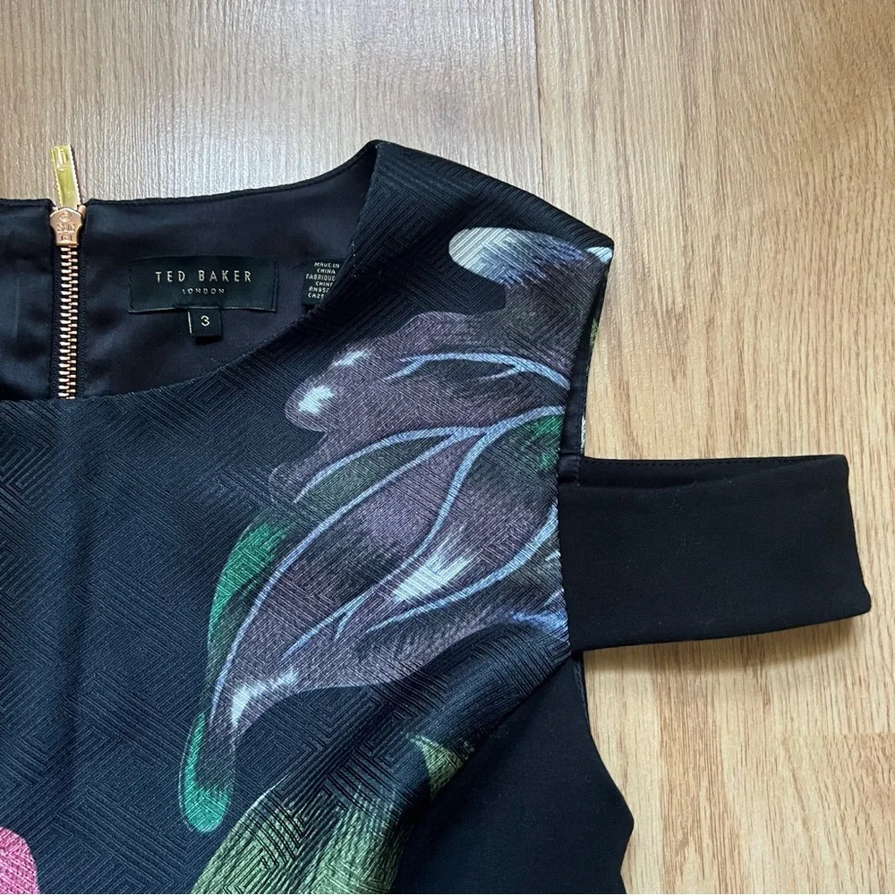 Ted Baker Eden cold-shoulder bodycon dress - Picture 7 of 9